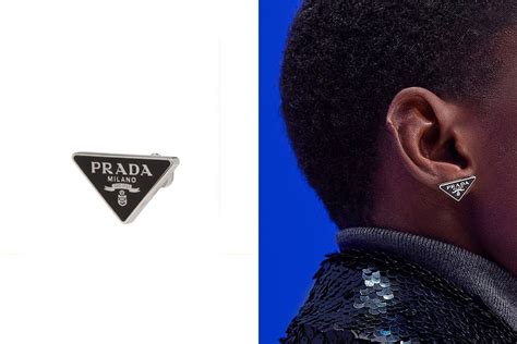 prada plex earrings|Prada earrings dupe.